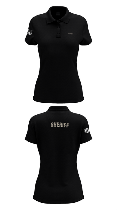 Barren County TAC Team 38222509 Women's Short Sleeve Performance Polo  - 33