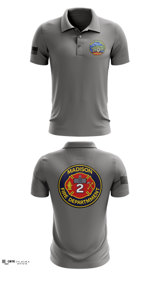 Short Sleeve Performance Polo, Madison Fire Department, Fire Department, Teamtime, Team time, sublimation, custom sports apparel, team uniforms, spirit wear, spiritwear, sports uniforms, custom shirts, team store, custom team store, fundraiser sports, apparel fundraiser