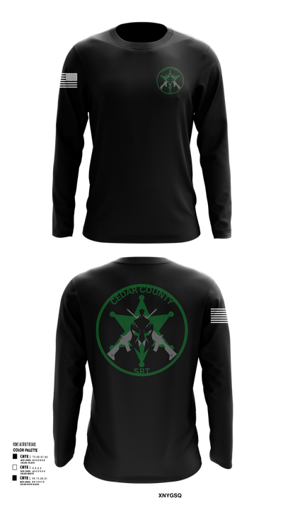 CEDAR COUNTY SRT 26939757 Long Sleeve Performance Shirt 3