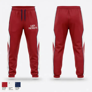 Sweatpants, Lady Patriots, Softball, Teamtime, Team time, sublimation, custom sports apparel, team uniforms, spirit wear, spiritwear, sports uniforms, custom shirts, team store, custom team store, fundraiser sports, apparel fundraiser