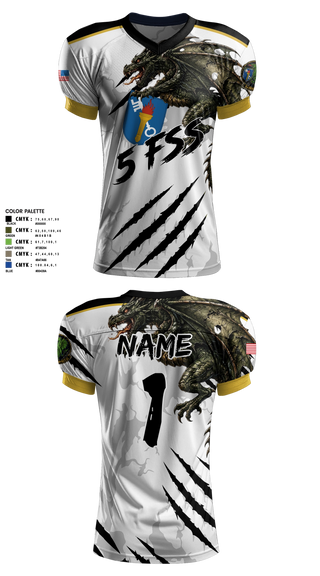 Football Jersey, Minot First Sergeants, Air Force, Teamtime, Team time, sublimation, custom sports apparel, team uniforms, spirit wear, spiritwear, sports uniforms, custom shirts, team store, custom team store, fundraiser sports, apparel fundraiser