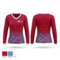Saint John's Preparatory School Track & Field 24955946 Women's Long Sleeve V-neck Shirt - 1