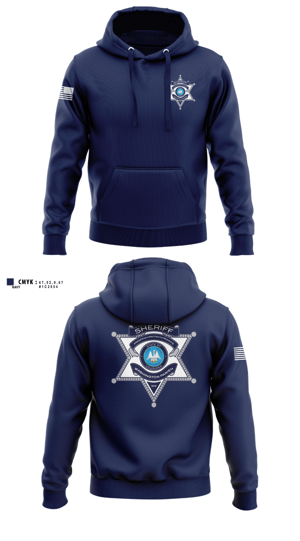 Hoodie, Washington Parish Sheriff’s Office, Police, Teamtime, Team time, sublimation, custom sports apparel, team uniforms, spirit wear, spiritwear, sports uniforms, custom shirts, team store, custom team store, fundraiser sports, apparel fundraiser