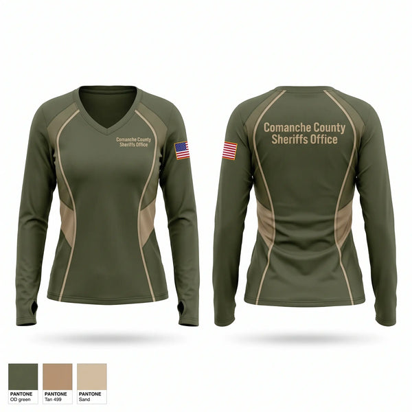 Old School Cotton Feel Shirt, Comanche County Sheriffs Office, Police, Teamtime, Team time, sublimation, custom sports apparel, team uniforms, spirit wear, spiritwear, sports uniforms, custom shirts, team store, custom team store, fundraiser sports, apparel fundraiser