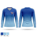 MISFITZ Women's Long Sleeve V-neck Shirt - 1