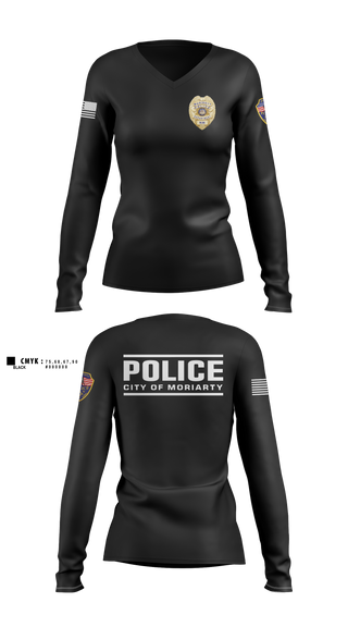 Womens Long Sleeve Vneck Shirt, Patrol, Police, Teamtime, Team time, sublimation, custom sports apparel, team uniforms, spirit wear, spiritwear, sports uniforms, custom shirts, team store, custom team store, fundraiser sports, apparel fundraiser