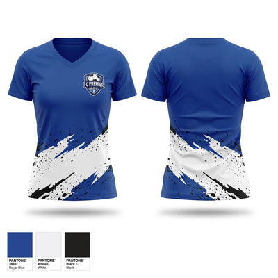 Fc Premier Elite Women's Short Sleeve V-neck Shirt - 1