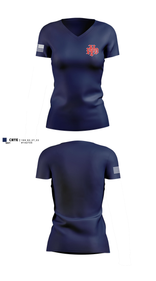 Womens Short Sleeve Vneck Shirt, Pleasant Hill Fire District, Fire Department, Teamtime, Team time, sublimation, custom sports apparel, team uniforms, spirit wear, spiritwear, sports uniforms, custom shirts, team store, custom team store, fundraiser sports, apparel fundraiser