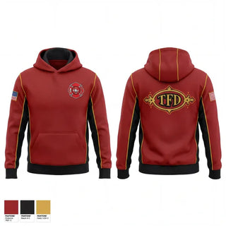 Hoodie, Tyrone Fire Department, Fire Department, Teamtime, Team time, sublimation, custom sports apparel, team uniforms, spirit wear, spiritwear, sports uniforms, custom shirts, team store, custom team store, fundraiser sports, apparel fundraiser