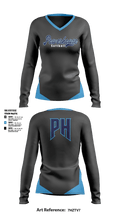 Powerhouse 52282562 Women's Long Sleeve V-neck Shirt - 2