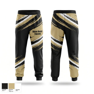 Sweatpants, Baton Rouge Falcons, Women's Basketball, Teamtime, Team time, sublimation, custom sports apparel, team uniforms, spirit wear, spiritwear, sports uniforms, custom shirts, team store, custom team store, fundraiser sports, apparel fundraiser