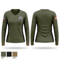 Knox County Sheriff ME Women's Long Sleeve V-neck Shirt - 1