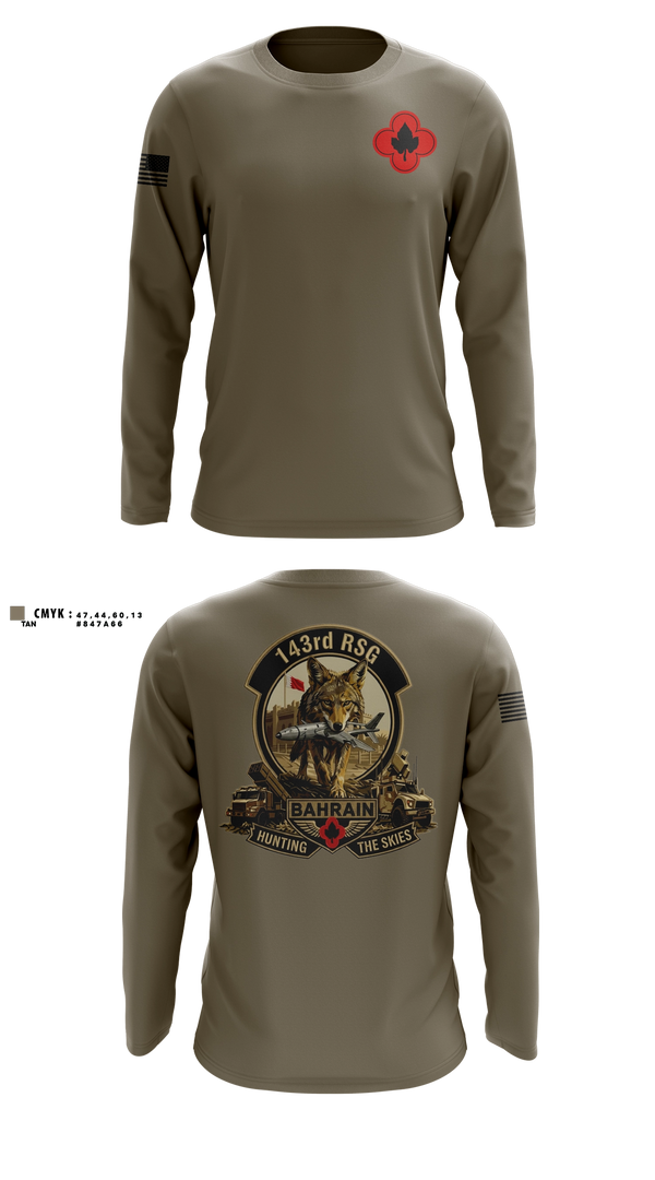 Long Sleeve Performance Shirt, 143rd RSG (TF INTEGRATOR), Army, Teamtime, Team time, sublimation, custom sports apparel, team uniforms, spirit wear, spiritwear, sports uniforms, custom shirts, team store, custom team store, fundraiser sports, apparel fundraiser