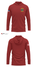 Crossett Fire Department Long Sleeve hooded sunshirt - 15