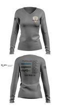 Midway Veterans' Association 36317900 Women's Long Sleeve V-neck Shirt - 5