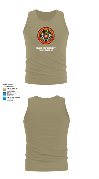 Tank Top, Marine Corps Security Forces Battalion, , Teamtime, Team time, sublimation, custom sports apparel, team uniforms, spirit wear, spiritwear, sports uniforms, custom shirts, team store, custom team store, fundraiser sports, apparel fundraiser