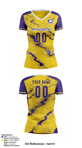 Womens Short Sleeve Vneck Shirt, Norfolk Christian Volleyball, Women's Volleyball, Teamtime, Team time, sublimation, custom sports apparel, team uniforms, spirit wear, spiritwear, sports uniforms, custom shirts, team store, custom team store, fundraiser sports, apparel fundraiser