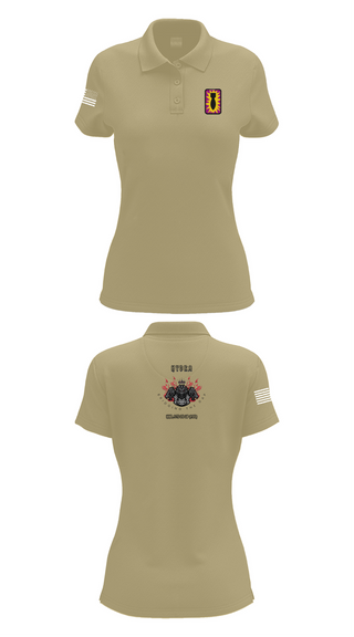 Womens Short Sleeve Performance Polo, HHD, 52ND EOD GP, , Teamtime, Team time, sublimation, custom sports apparel, team uniforms, spirit wear, spiritwear, sports uniforms, custom shirts, team store, custom team store, fundraiser sports, apparel fundraiser