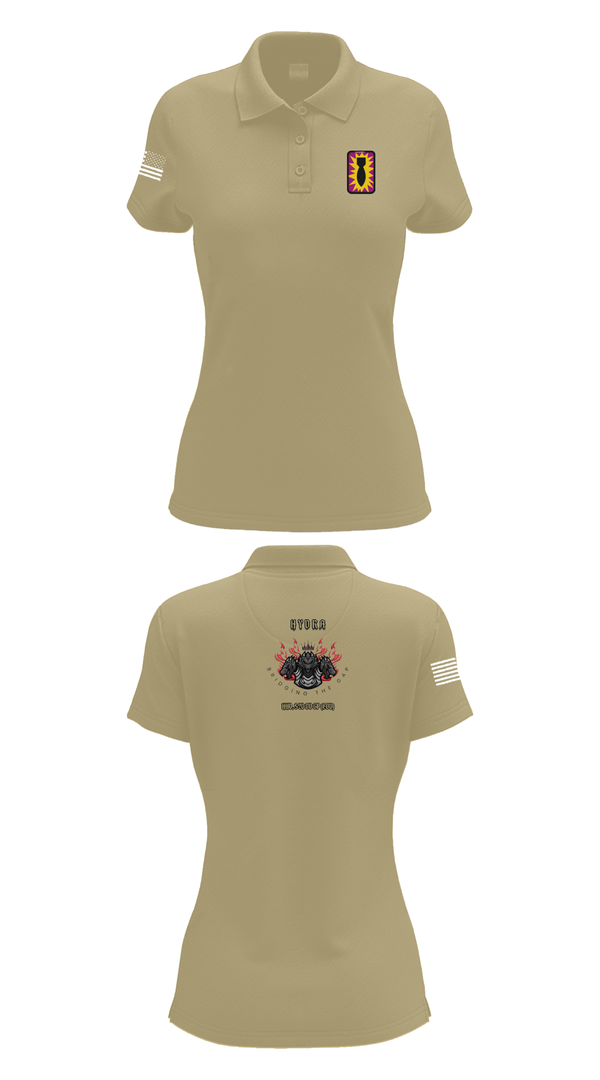 Womens Short Sleeve Performance Polo, HHD, 52ND EOD GP, , Teamtime, Team time, sublimation, custom sports apparel, team uniforms, spirit wear, spiritwear, sports uniforms, custom shirts, team store, custom team store, fundraiser sports, apparel fundraiser