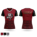 Rebels F. C. Women's Short Sleeve V-neck Shirt - 1