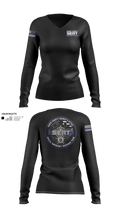 Vance County Sheriff Office S.E.R.T Women's Long Sleeve V-neck Shirt - 21