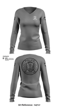 NIPAS Arrest Team 45183041 Women's Long Sleeve V-neck Shirt - 25