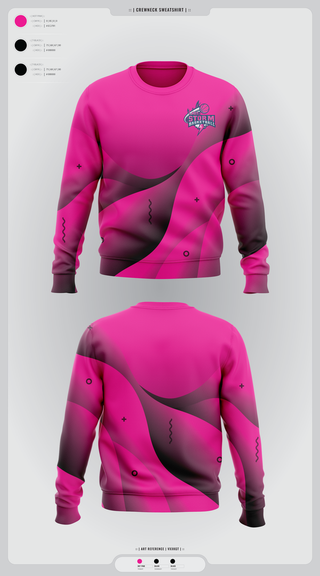 Crew Neck Sweatshirt, Lady Storm, Women's Basketball, Teamtime, Team time, sublimation, custom sports apparel, team uniforms, spirit wear, spiritwear, sports uniforms, custom shirts, team store, custom team store, fundraiser sports, apparel fundraiser