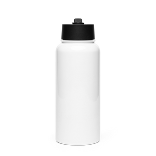 Everlogix 12898548 Stainless Steel Water Bottle with a Straw Lid