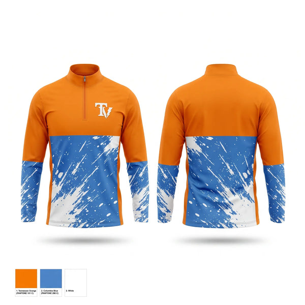 Quarter Zip Jacket, Texas Volts, Softball, Teamtime, Team time, sublimation, custom sports apparel, team uniforms, spirit wear, spiritwear, sports uniforms, custom shirts, team store, custom team store, fundraiser sports, apparel fundraiser