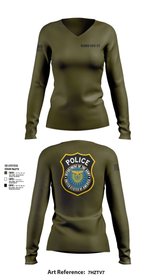 Womens Long Sleeve Vneck Shirt, CLASS 006-25, , Teamtime, Team time, sublimation, custom sports apparel, team uniforms, spirit wear, spiritwear, sports uniforms, custom shirts, team store, custom team store, fundraiser sports, apparel fundraiser
