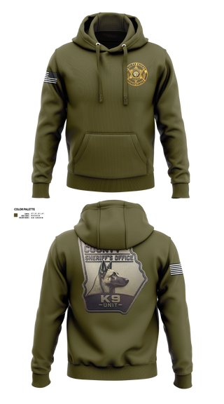 Hoodie, Thomas county sheriff's office, Police, Teamtime, Team time, sublimation, custom sports apparel, team uniforms, spirit wear, spiritwear, sports uniforms, custom shirts, team store, custom team store, fundraiser sports, apparel fundraiser