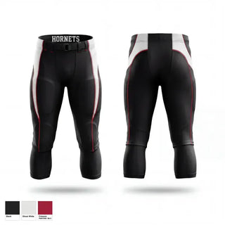 Football Pants, Hornets, , Teamtime, Team time, sublimation, custom sports apparel, team uniforms, spirit wear, spiritwear, sports uniforms, custom shirts, team store, custom team store, fundraiser sports, apparel fundraiser