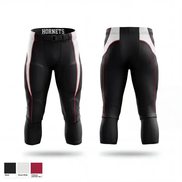 Football Pants, Hornets, , Teamtime, Team time, sublimation, custom sports apparel, team uniforms, spirit wear, spiritwear, sports uniforms, custom shirts, team store, custom team store, fundraiser sports, apparel fundraiser