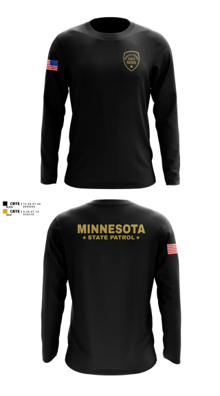 Long Sleeve Performance Shirt, Minnesota State Patrol, Police, Teamtime, Team time, sublimation, custom sports apparel, team uniforms, spirit wear, spiritwear, sports uniforms, custom shirts, team store, custom team store, fundraiser sports, apparel fundraiser