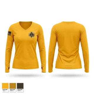 Womens Long Sleeve Vneck Shirt, Northern york county regional police department, Police, Teamtime, Team time, sublimation, custom sports apparel, team uniforms, spirit wear, spiritwear, sports uniforms, custom shirts, team store, custom team store, fundraiser sports, apparel fundraiser