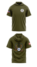 Divcomm Short Sleeve Performance Shirt with hood - 6