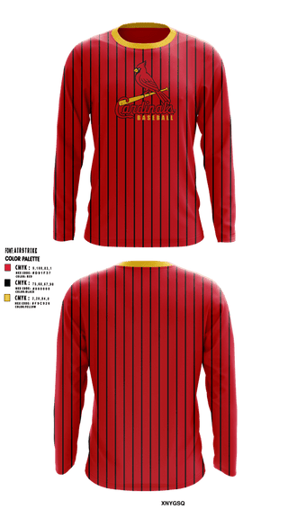 Long Sleeve Performance Shirt, Lewis Chapel Cardinals, Baseball, Teamtime, Team time, sublimation, custom sports apparel, team uniforms, spirit wear, spiritwear, sports uniforms, custom shirts, team store, custom team store, fundraiser sports, apparel fundraiser