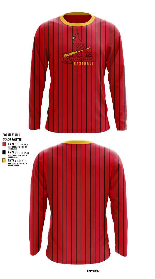 Long Sleeve Performance Shirt, Lewis Chapel Cardinals, Baseball, Teamtime, Team time, sublimation, custom sports apparel, team uniforms, spirit wear, spiritwear, sports uniforms, custom shirts, team store, custom team store, fundraiser sports, apparel fundraiser