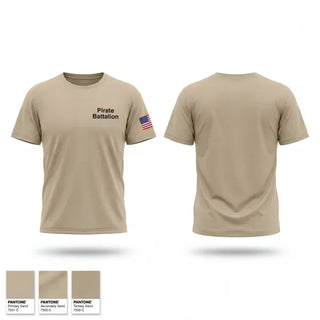 Old School Cotton Feel Shirt, Pirate Battalion, Army, Teamtime, Team time, sublimation, custom sports apparel, team uniforms, spirit wear, spiritwear, sports uniforms, custom shirts, team store, custom team store, fundraiser sports, apparel fundraiser