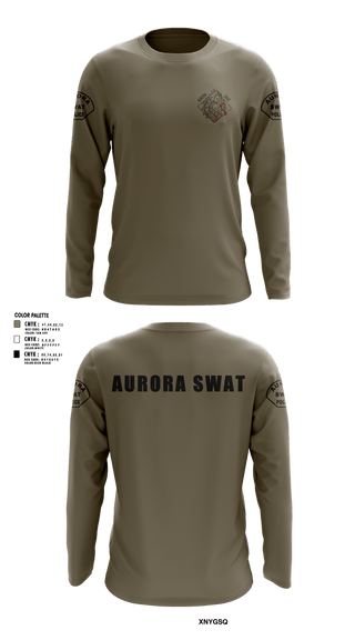 Long Sleeve Performance Shirt, Aurora SWAT, Police, Teamtime, Team time, sublimation, custom sports apparel, team uniforms, spirit wear, spiritwear, sports uniforms, custom shirts, team store, custom team store, fundraiser sports, apparel fundraiser