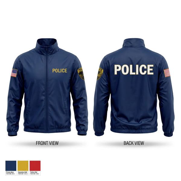 Windbreaker, City of South Daytona Public Safety, Police, Teamtime, Team time, sublimation, custom sports apparel, team uniforms, spirit wear, spiritwear, sports uniforms, custom shirts, team store, custom team store, fundraiser sports, apparel fundraiser