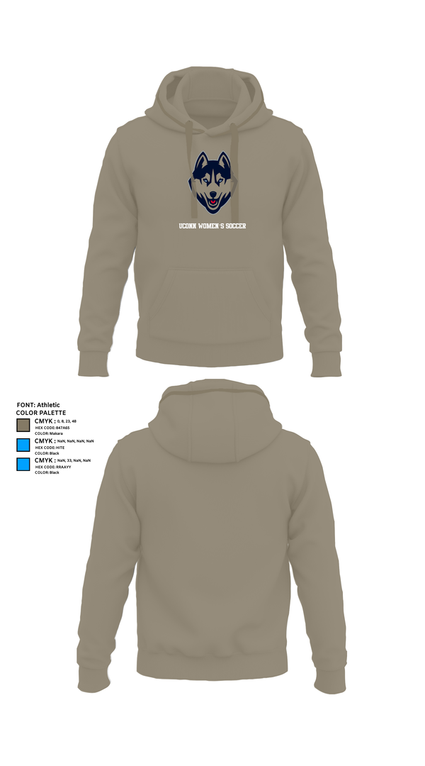 Hoodie, UConn Women’s Soccer, Women's Soccer, Teamtime, Team time, sublimation, custom sports apparel, team uniforms, spirit wear, spiritwear, sports uniforms, custom shirts, team store, custom team store, fundraiser sports, apparel fundraiser