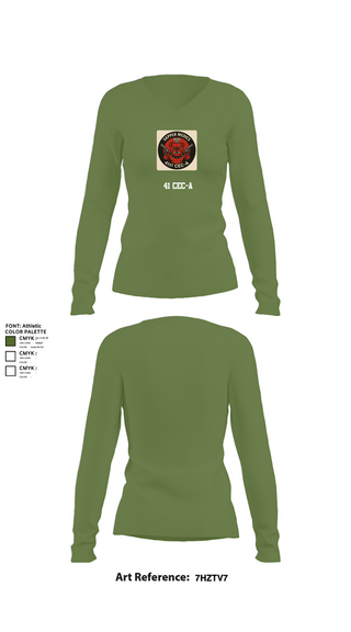 Womens Long Sleeve Vneck Shirt, 41 CEC-A, , Teamtime, Team time, sublimation, custom sports apparel, team uniforms, spirit wear, spiritwear, sports uniforms, custom shirts, team store, custom team store, fundraiser sports, apparel fundraiser