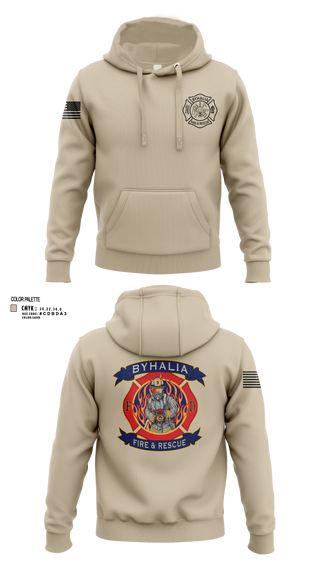 Hoodie, Byhalia Fire and Rescue, Fire Department, Teamtime, Team time, sublimation, custom sports apparel, team uniforms, spirit wear, spiritwear, sports uniforms, custom shirts, team store, custom team store, fundraiser sports, apparel fundraiser
