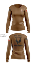 56th Signal Battalion 15358716 Women's Long Sleeve V-neck Shirt - 31