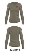 1013th QM CO 84543162 Women's Long Sleeve V-neck Shirt - 11