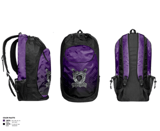 Gear Bag, OC knights Castillo, Softball, Teamtime, Team time, sublimation, custom sports apparel, team uniforms, spirit wear, spiritwear, sports uniforms, custom shirts, team store, custom team store, fundraiser sports, apparel fundraiser