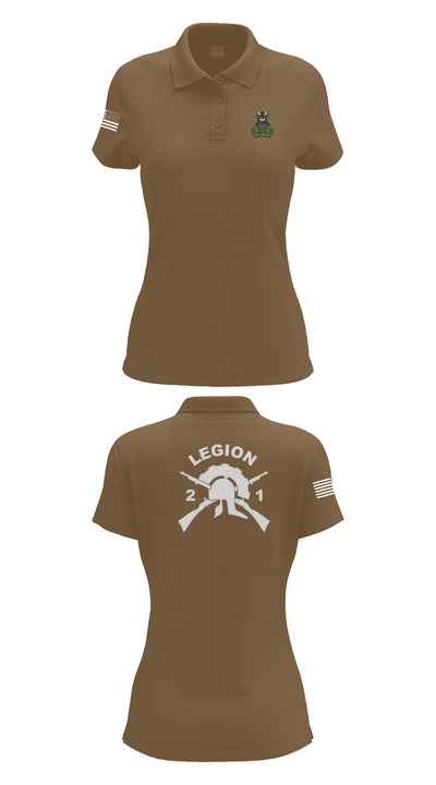 2-1 21461716 Women's Short Sleeve Performance Polo  - 15