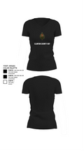 Clinton County SOT 49271130 Women's Short Sleeve V-neck Shirt - 23