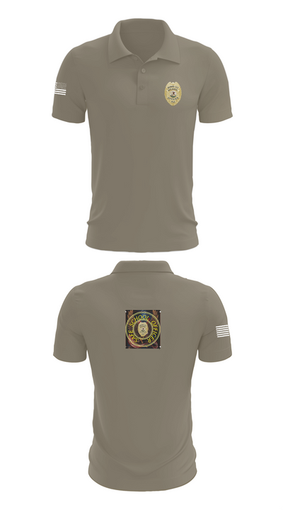 School officer 37316747 Short Sleeve Performance Polo - 64